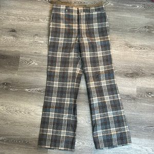Vintage Men’s Plaid Flair Pant - Size 31/32